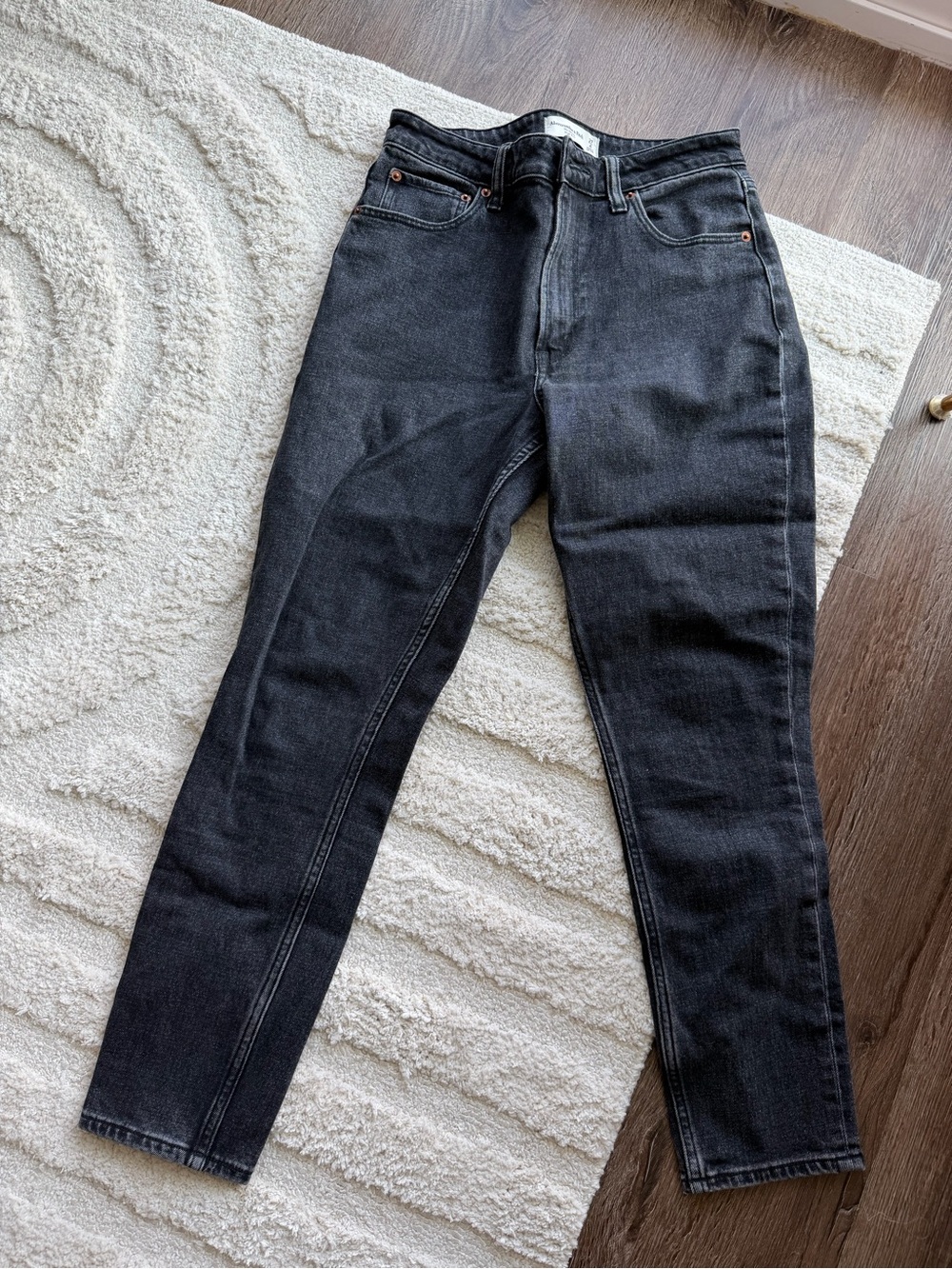 A&F High-Rise Black Women's Jeans